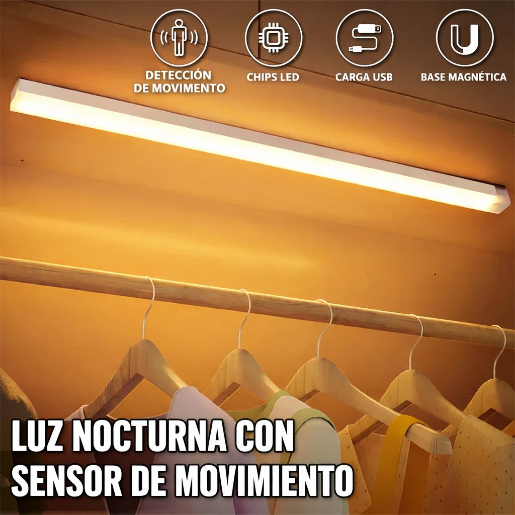 Luz Inteligente con Sensor de Movimiento (Instalación en 5 segundos)