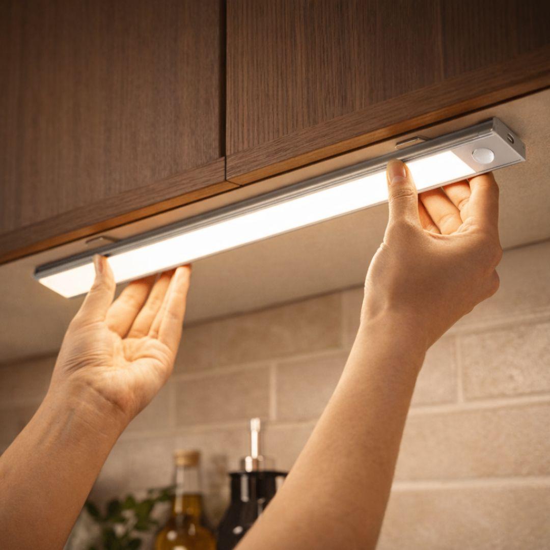 Luz Inteligente con Sensor de Movimiento (Instalación en 5 segundos)